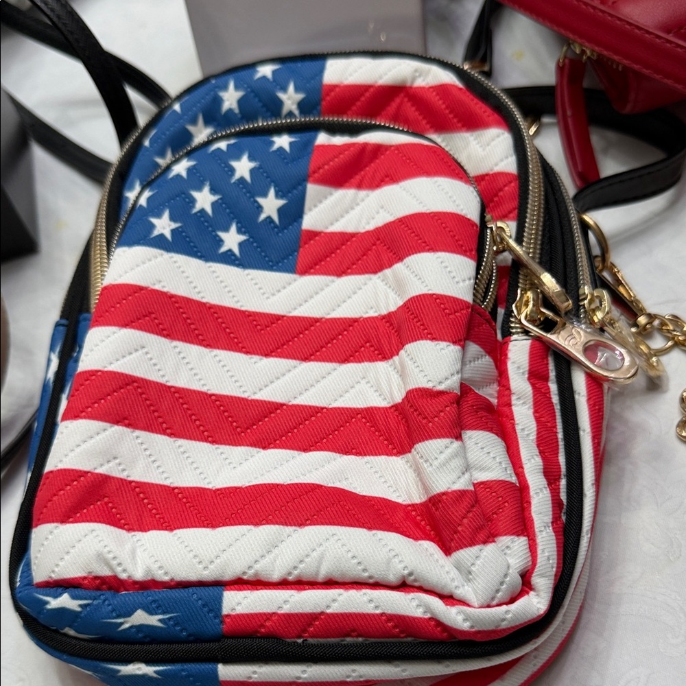 Stars and Stripes Quilted Backpack
